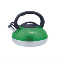 Bouilloire sifflante de haute qualité de 3.0 litres corps à fond unique avec bouilloire de cuisinière au design floral pour bouilloire de soudage de thé à l'eau