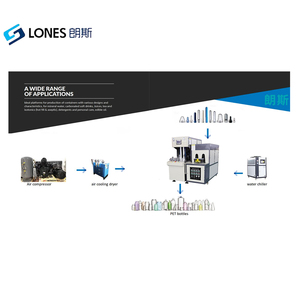 LS-B3L 2 khoang bán tự động PLC kiểm soát mang & bơm Chai <span class=keywords><strong>PET</strong></span> máy làm (100ml-7l) cho Soda Maker chai - Product Image 4