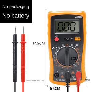 830L Multímetro <span class=keywords><strong>Digital</strong></span> Universal com Display LED Multifunções AC atual para medidor de teste para estudantes com garantia de 1 ano - Product Image 5
