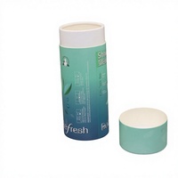 Emballage en tube de carton recyclable écologique avec logo personnalisé, boîte cylindrique en papier pour bombes de bain, savon, sel