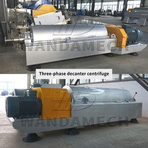 GMP Padrão de qualidade de exportação de aço inoxidável profissional máquina agricultura 2 fase centrífuga decanter - Product Image 4