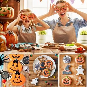 12 pezzi in acciaio inossidabile di <span class=keywords><strong>Halloween</strong></span> stampo per biscotti stampo per biscotti fai da te - Product Image 5