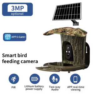 Offres Spéciales batterie d'énergie solaire Ai caméra intelligente de mangeoire d'<span class=keywords><strong>oiseaux</strong></span> caméra de batterie de reconnaissance d'oiseau à distance sans fil HD caméras solaires - Product Image 2