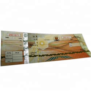 Tarjeta de descuento personalizada para perforaciones en relieve, cupón, billete - Product Image 3