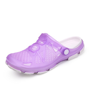 Women Summer Breathable PVC <b>Clogs</b> Open Toe EVA Sole Beach Garden Shoes Light Weight Outdoor Sandals - Product Image 5