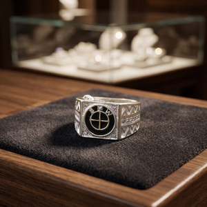 Anillo Elegante de Plata para Hombre, Diseño Metálico, para Uso Diario - Product Image 4