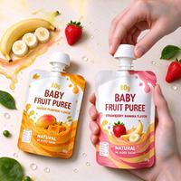 Sachet souple à bec verseur avec bouchon pour aliments pour bébés, fourni par le fabricant YSH – Idéal pour les fournisseurs de snacks