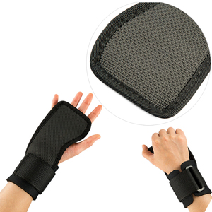 Sangles de poignet de levage de poids de puissance poignée de main protecteur de main produit avec anti-dérapant avec des lignes de presse en T accessoires de fitness - Product Image 2
