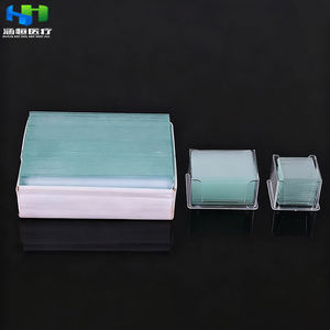 Hanheng יחיד קפור קצה קצה קרקע חד פעמיים להשתמש שקופיות מיקרוסקופ מעבדה וכיסוי זכוכית - Product Image 5