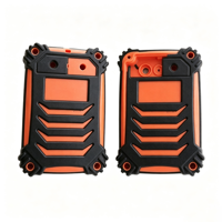 Pièces de boîtier en plastique moulées par injection TPE, surmoulage PC TPU, injection secondaire, moule personnalisé, OEM ODM, composants bicolores surmoulés