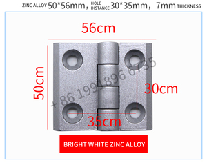 Profilé en aluminium Langle, cadre en aluminium, accessoire de profilé en aluminium, charnière de porte en alliage de zinc pour 3040 4040 3045 4045 - Product Image 2