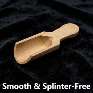 Mini cuillères en bois pour sel de bain, 2,95 pouces de long, pour sels, bonbons, épices, lessive, thé, grains de café - Product Image 2