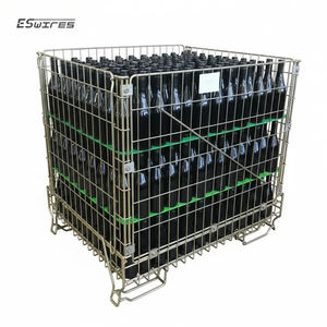 İstiflenebilir Şampanya ve Sade Şarap Şişeleri Saklama Metal Katlanabilir Kutular - Product Image 3