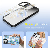 Coque de téléphone à chargement sans fil imprimable en UV avec logo OEM et motif personnalisé pour iPhone 17 16 Pro Max
