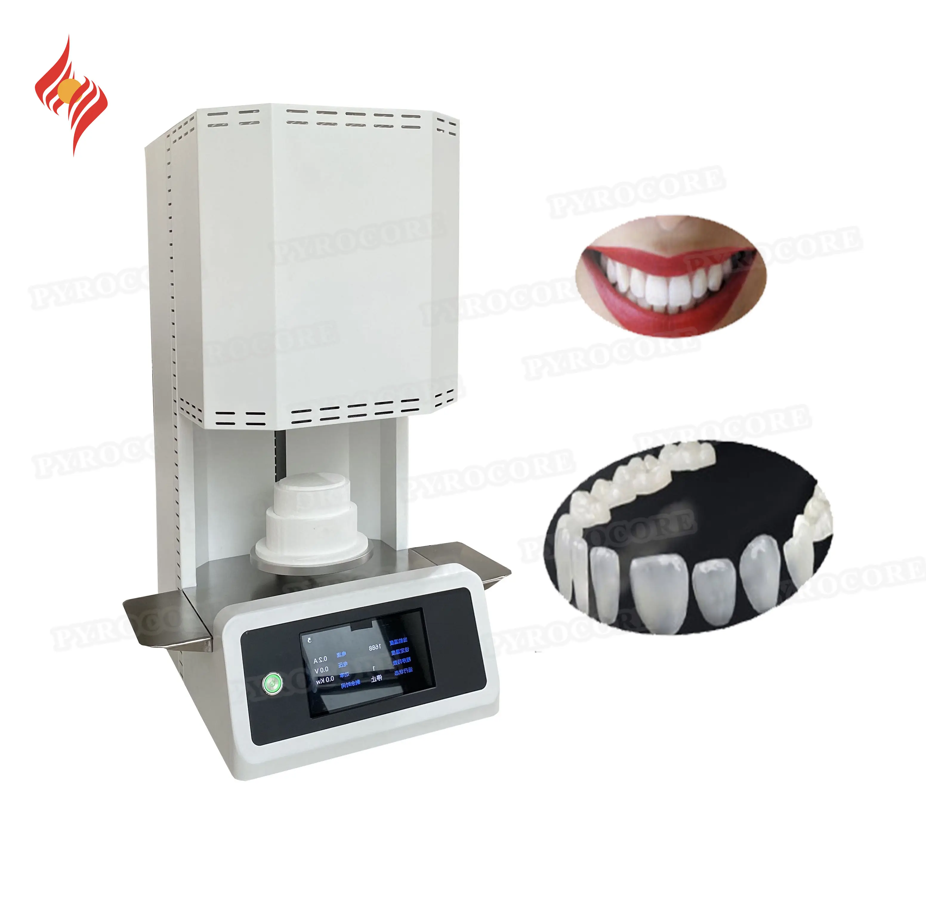 Energy Saving 1700c Lab Heating Evenly Crucible Zirconia Sintering Dental Furnace With Automatic Lift