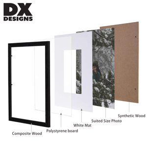 Wholesale Custom 4x6 8x10 11x14 12x16 24x36 A4 Wooden Photo <strong>Frame</strong> <strong>Black</strong> White MDF Picture Poster <strong>Frames</strong> for Wall Tabletop Home - Product Image 3