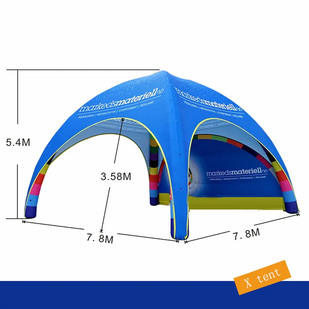 Портативная воздухонепроницаемая рекламная надувная палатка для наружных мероприятий эффективно продвигает ваш продукт для наружных мероприятий