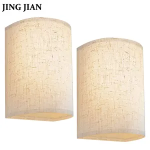 Custom Fabric Lamp Shade Cover Modern Style Linen Designer Lampshades For Indoor Lamps Decoration