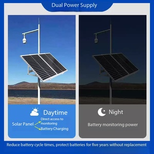 Fuente de Alimentación Solar para Cámaras de Estaciones Meteorológicas, Sistema de Monitoreo Solar, Fuente de Alimentación de Seguridad para Exteriores - Product Image 5