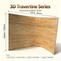 Revêtement mural en ardoise artificielle géométrique 3D 300*1200mm, panneau modulaire ignifuge, imperméable, moderne pour sol/extérieur, 15-30mm
