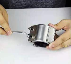 Compensador de montaje de tubería de acero inoxidable, sin soldadura, abierto, flexible, DN100, de 4 pulgadas, de acero inoxidable, sin soldadura, de 1/2 ", 1/2" - Product Image 3