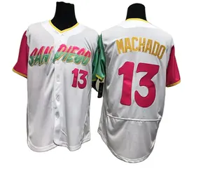 Wholesale Stitched Baseball Jerseys Machado 13 Fernando Tatis Jr. 22 Juan Soto