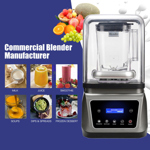 Mixeur Commercial 2200W 2L 23000 tr/min avec 6 Lames en Acier Inoxydable à Tête Champignon pour Bar à Bubble Tea - Product Image 3