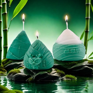 Ensemble de moules en silicone TangChu Zongzi Trio pour le festival des bateaux-dragons, les fêtes à thème asiatique et les collectionneurs de Kawaii - Product Image 5