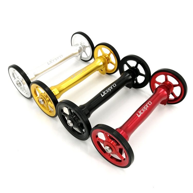 Litepro легкое колесо и удлинитель подходит для задней грузовой стойки Brompton Easywheel телескопический стержень