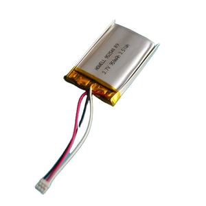 Baterai polimer litium kustom HWE 3.7V 100mAh baterai lipo untuk GPS - Product Image 6