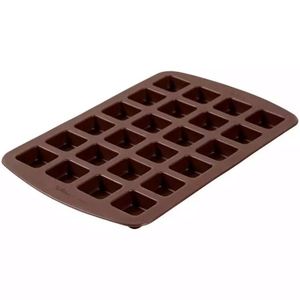 Moldes de Silicona para Cuadrados de Brownie de 24 Cavidades, Herramientas para Hornear Pasteles de Chocolate Más Vendidas - Product Image 3