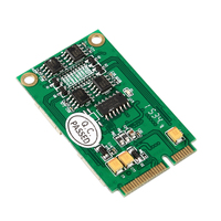Tarjeta Adaptadora Serial Lekuo EXAR 17V354 Mini PCIe a 4x RS-422/RS-485 para Sistemas Integrados y Puntos de Venta