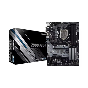 Bền <span class=keywords><strong>Asrock</strong></span> z390 Pro4 <span class=keywords><strong>ATX</strong></span> Intel z390, DDR4 4300 +, 10 giai đoạn điện cho văn phòng máy trạm - Product Image 1
