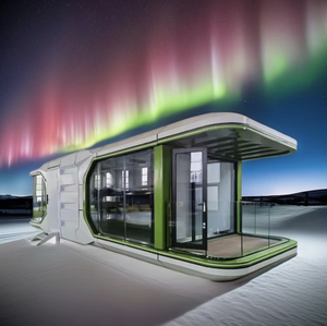 Coupe-vent imperméable bonne isolation bureau mobile petit hôtel de villégiature salle d'exposition luxe moderne espace Capsule maison - Product Image 1