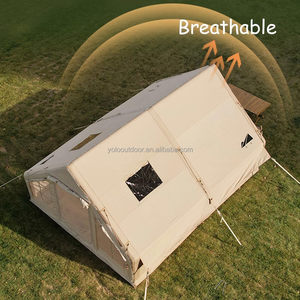 Carpa de <span class=keywords><strong>Camping</strong></span> Inflable Solar Portátil de Doble Capa, Resistente a los Rayos UV, para las Cuatro Estaciones, con Bomba Eléctrica, Impermeable, Resistente al Viento, de Oxford - Product Image 5
