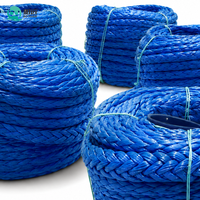 Corde UHMWPE haute résistance 3 mm, corde d'amarrage marine pour yacht, ligne de treuil, corde à 12 brins HMPE pour ring de boxe, ponts de terrain de jeu