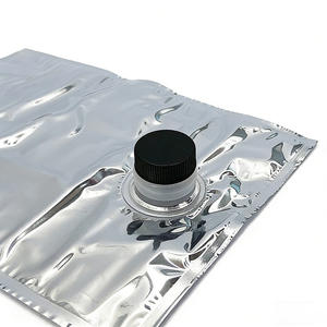 Bolsa de embalaje VMPET de grado alimenticio de 96 oz, bolsa resellable con sellado térmico, bolsa en caja con tapa de rosca BIB para café y jugo - Product Image 3