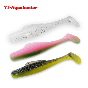 T-tail Soft Bait 8cm <b>Floating</b> Biomimetic Lure For Bass <b>Fishing</b> With Realistic Swimming Movement - Product Image 2