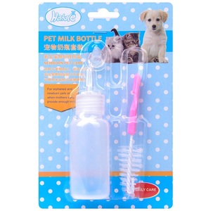 Kingtale Vente directe d'usine Biberon pour chien Biberon pour <span class=keywords><strong>chiot</strong></span> Biberon pour chat et chien avec brosse - Product Image 4