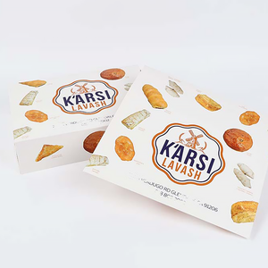 Cajas <span class=keywords><strong>de</strong></span> papel Kraft <span class=keywords><strong>de</strong></span> grado alimenticio impresas personalizadas Caja <span class=keywords><strong>de</strong></span> embalaje <span class=keywords><strong>de</strong></span> pastel biodegradable reciclada Café Panadería Donuts Takeout Delivery Fold - Product Image 3