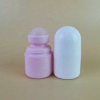 Chine Fabricant Personnalisé 30ml Rond HDPE En Plastique Vide Rouleau Déodorant Bouteille Blanc Rose Couleur pour Hommes Femmes Bouteilles En Plastique