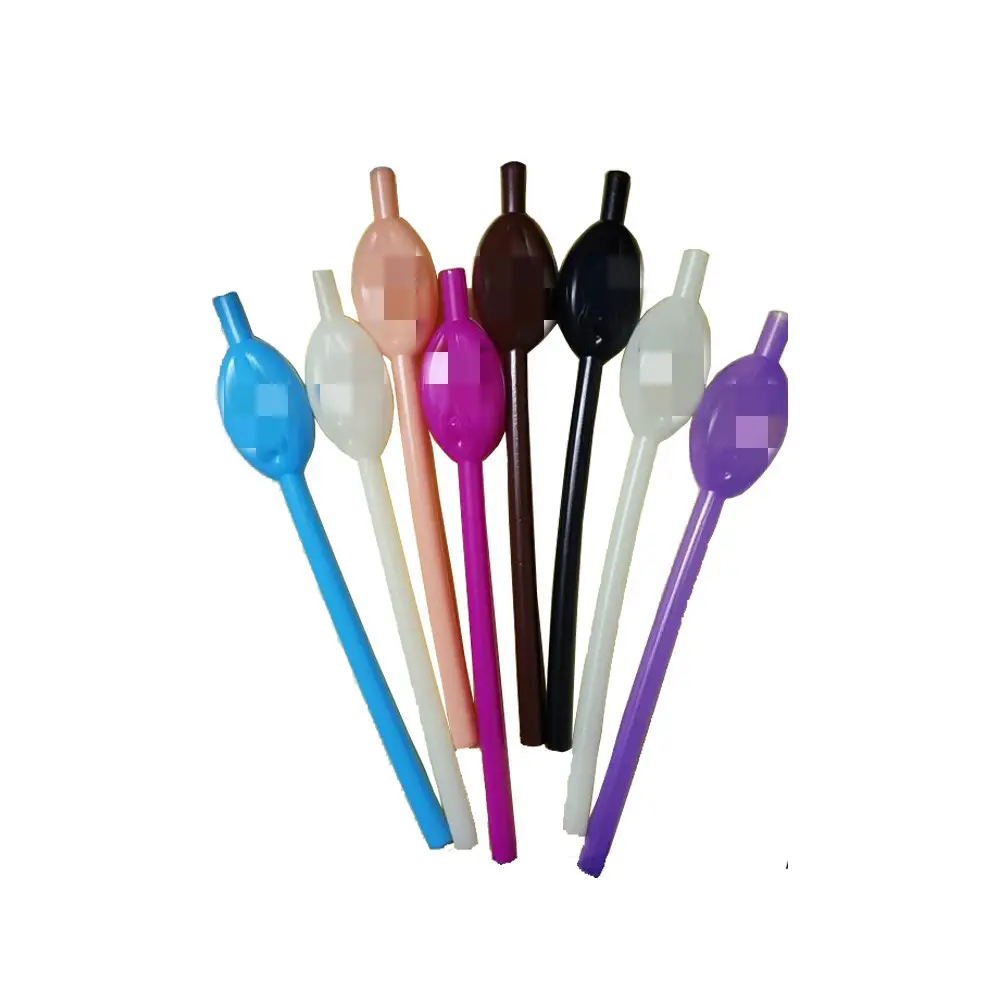 Pafu Bachelorette Party Supplies Hen Party Decoration Adult Penis Plastic Straw Girls Night Drink Straw