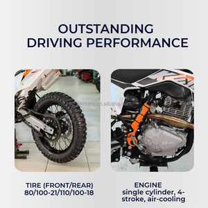 Vente en gros Dirt Bike Enduro <span class=keywords><strong>125CC</strong></span> course rapide Moto tout-terrain pour adulte 4 temps Motocross <span class=keywords><strong>Trail</strong></span> Pit Bike - Product Image 4