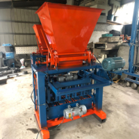 Machine à fabriquer des briques creuses en ciment JIUSHENG Qt4-35B pour petites entreprises, idées 2026, machine à fabriquer des blocs de béton du Guangdong
