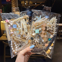 Extensions de cheveux en alliage de cristal de poire mignon coréen Accessoires de cheveux pour filles synthétiques Accessoires de cheveux synthétiques Ensemble de pinces