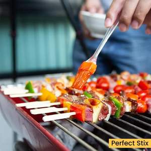 Pistolet Teppo Jetable en Bambou Brochette de Peau Verte Corps Rond BBQ - Product Image 3