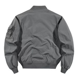 Veste matelassée classique pour <span class=keywords><strong>homme</strong></span> ZXPFSL, style aviateur MA-1, veste décontractée en toile d'<span class=keywords><strong>hiver</strong></span> à <span class=keywords><strong>capuche</strong></span>, plusieurs couleurs disponibles - Product Image 4