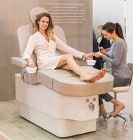 Nouveau mobilier de salon de beauté de luxe moderne, fauteuil de pédicure à remous sans tuyauterie, lit de pédicure, baignoire pour les pieds, masseur corporel musical Xianli