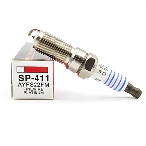 หัวเทียนคุณภาพสูงสำหรับรถยนต์มาสด้า ฟอร์ด CX-9 ฟอร์ด รุ่น OE SP411 <span class=keywords><strong>SP</strong></span>-411 AYFS22FM - Product Image 1