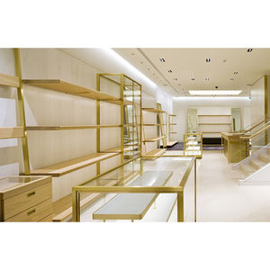 กระเป๋าหนังสำหรับโชว์เคสสีทองเป็นมิตรต่อสิ่งแวดล้อมสำหรับตู้โชว์สินค้าผลิตตามสั่ง - Product Image 4